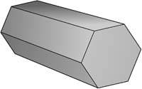 Aluminum Hex Stock: 3/8 In